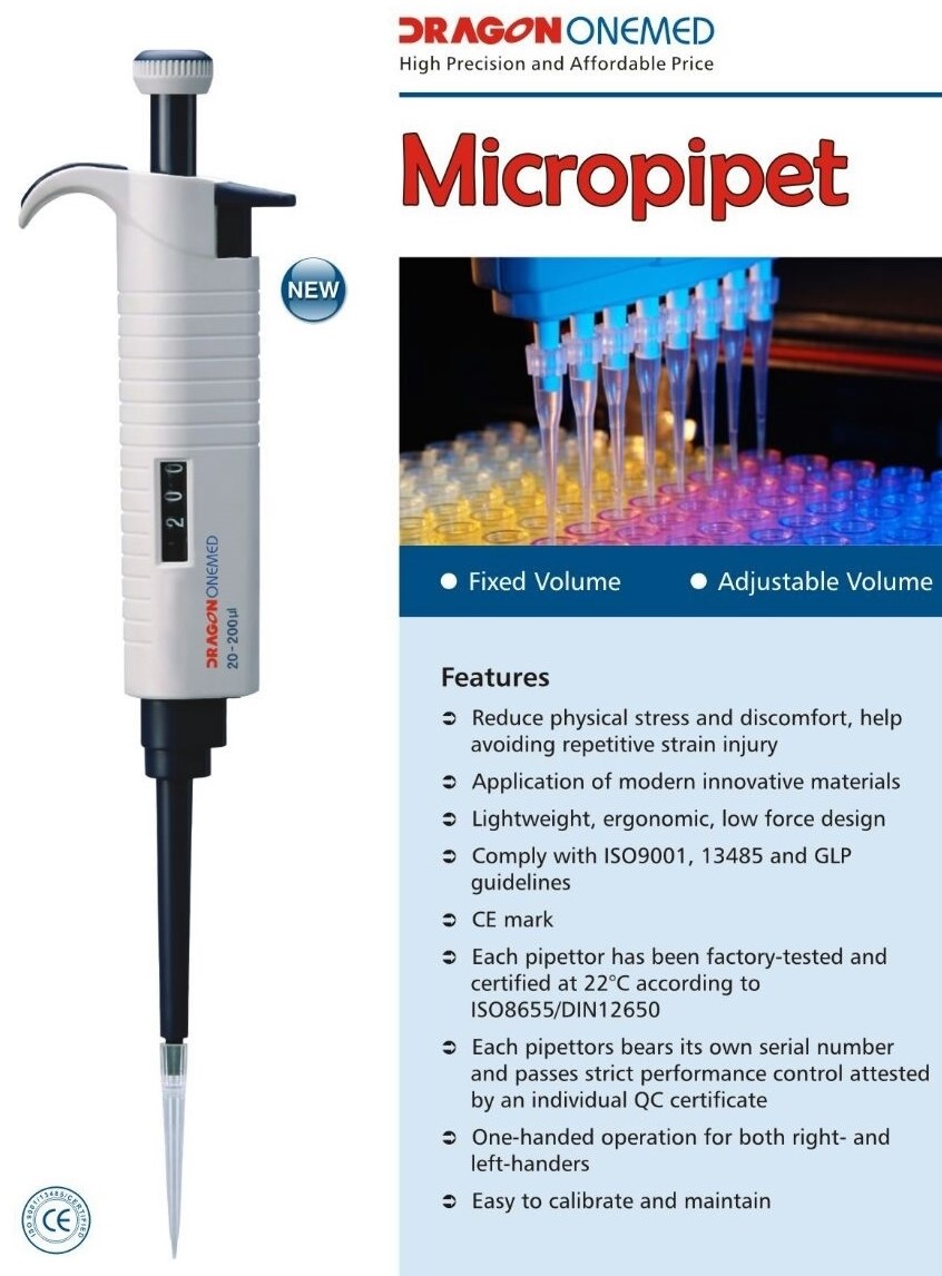 Micropipet Fixed Dragon OneMed